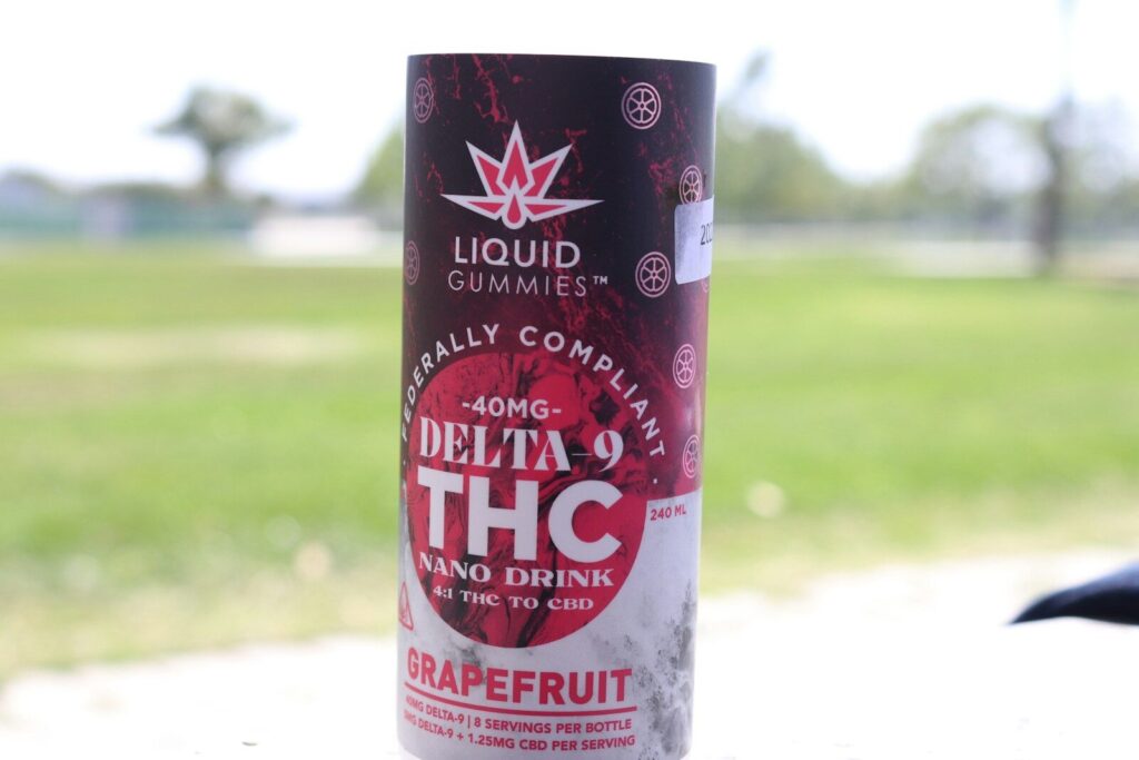 a can of soda thc drink liquid gummies